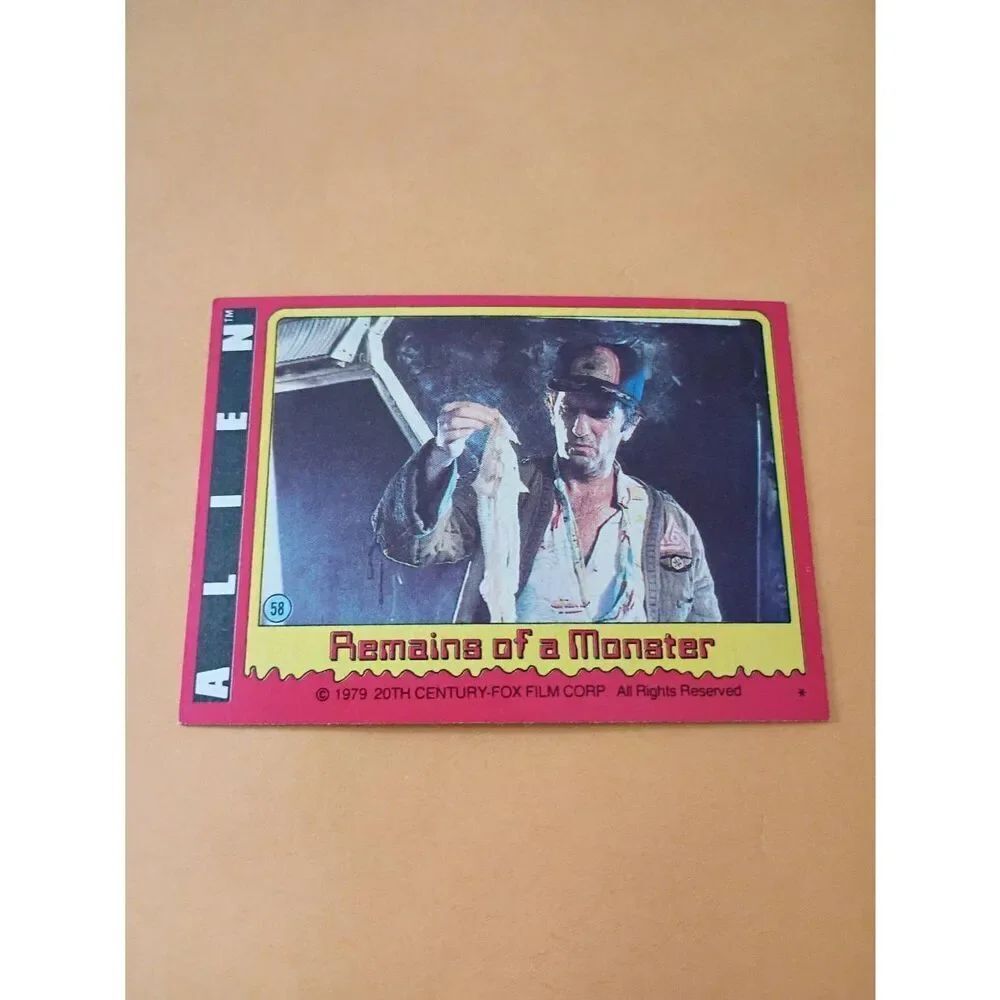 Vintage Collectible 1979 Alien Trading Card #58 20th Century Fox Raw Ungraded